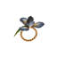 Meadow Walk Iris Napkin Ring - Chambray
