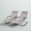 Chaise longue d'extérieur en métal Tyshika-1108327176
