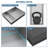 21" X 17" Stainless Steel Shower Niche Double Shelf, Brushed Nickel