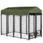Grand chenil pour chiens recouvert pour l'extérieur-112214390-112214394