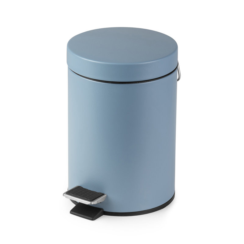 Quiles Metal Open Waste Bin - 3L, Blue