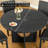Modern 5-Piece Solid Wood Dining Table Sets For 4, Kitchen Table Set With 4 Upholstered Chairs-1162023891