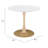 Round Metal Base Dining Table