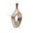Decorative Stoneware Ceramic Vase with Sculptural Modern Silhouette and Textured Oval Body for Contemporary Display Appeal-190239358-164120126