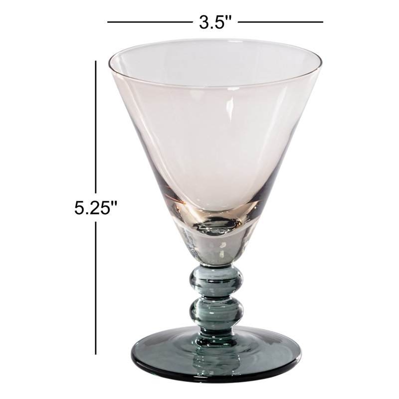 Ensemble de verres à cocktail 6 pièces Fusion, Lierre vert / camomille