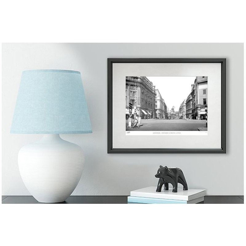 London, Oxford Circus C1950 by Francis Frith - Single Picture Frame Print, 45cm H x 60cm W x 2.3cm D