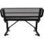 Banc d'extérieur en acier 4 pi avec finition noire-1543666097-1543666098