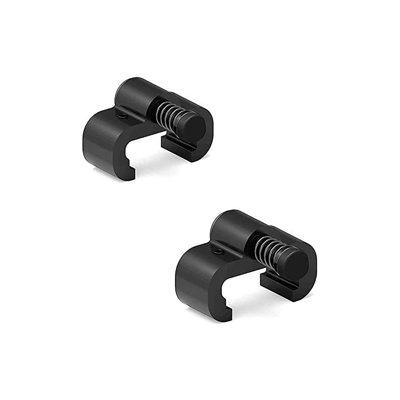 Barn Door End Cap Stopper, Adjustable Stop for 40mm Flat Track 2 Pack