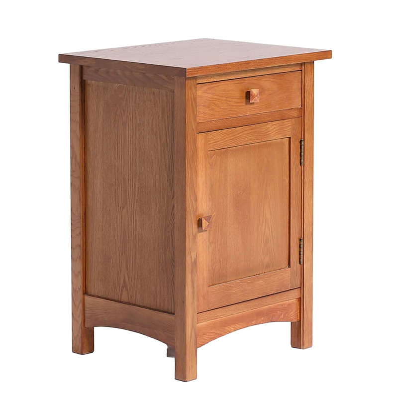 Dayleon 17'' W Solid Wood Nightstand, Michael's Cherry