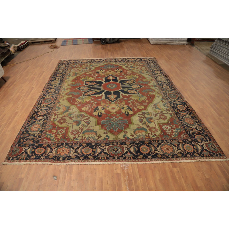 Grand tapis traditionnel pré-1900 11 x 13