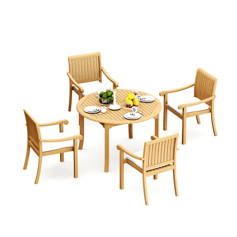 Napa Outdoor 5 - Piece Teak Dining Set