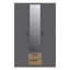 3 Door Manufactured Wood Wardrobe