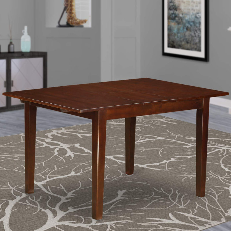Jake-Tyler Solid Wood Dining Table, Mahogany