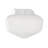 1-Light Universal Ceiling Fan Schoolhouse Light Kit