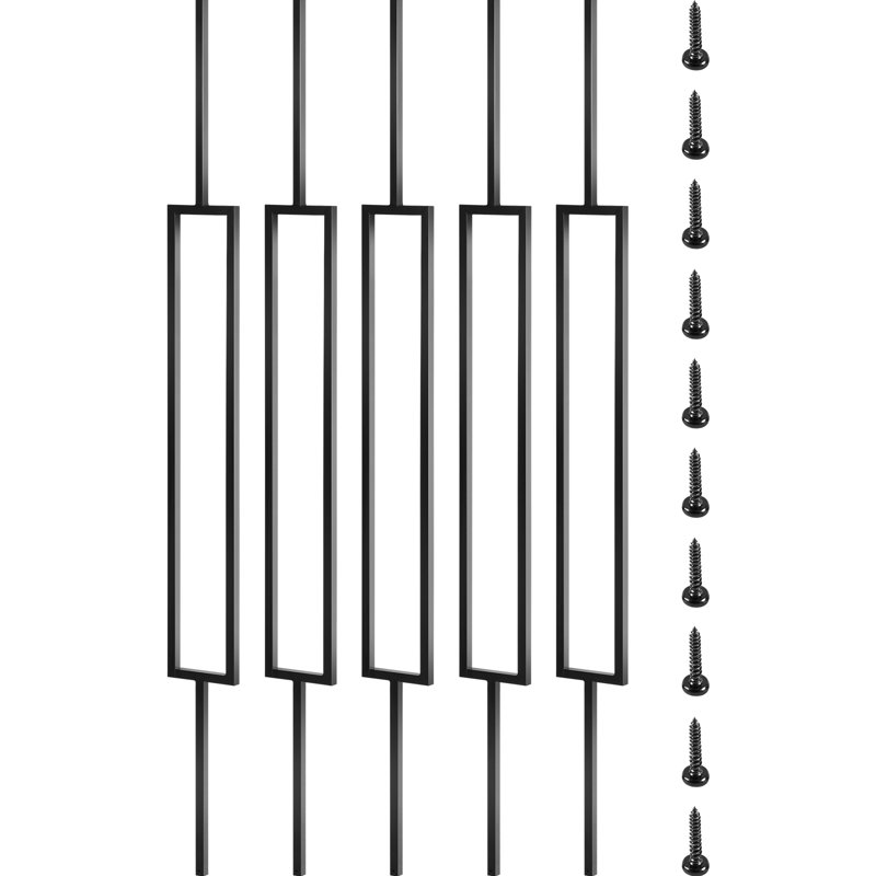 Ensemble de rampes d'escalier en fer