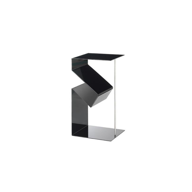 Lobby Metal Free Standing Magazine Rack, Black