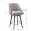 Tabouret de comptoir avec siège pivotant-379083811
