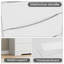 Commode 8 tiroirs en bois - Commode haute moderne pour le rangement de la chambre à coucher, du couloir et du salon-1043787922
