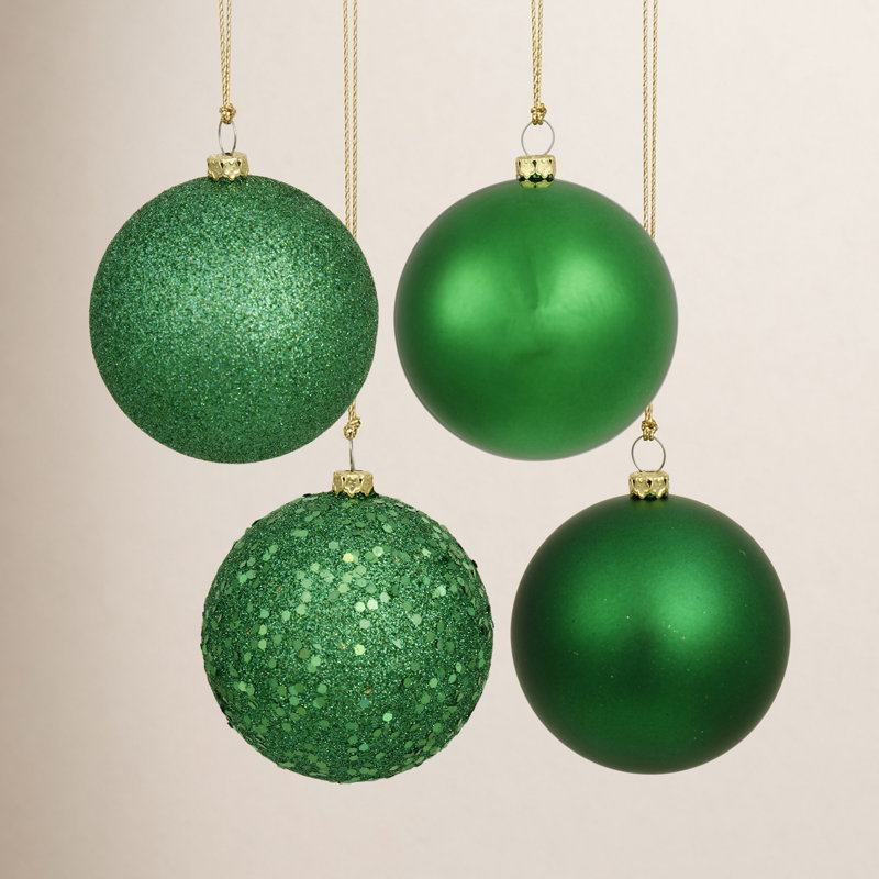 Ornement boule de Noël 2,4 po, Vert