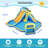 Joyldias Extra Large 3 Slides Inflatable Bounce House With Water Balloon, 680w Air Blower 3 Slides Bouncer Castle Playhouse With 2 Splash Pool