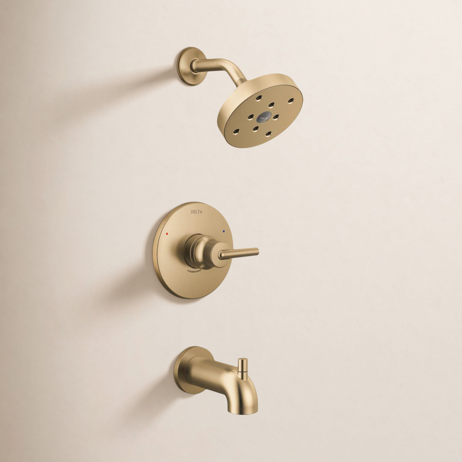 Trinsic 14 Series Single-Function Tub Shower Set, Brilliance Champagne Bronze