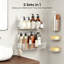 Acrylonitrile Butadiene Styrene Wall Bathroom Shelves