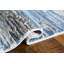 Tapis bleu tissé à la machine 2 pi 7 po x 7 pi 2 po-1141072801