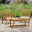 2 chaises club + table pour patio, terrasse et cour arrière