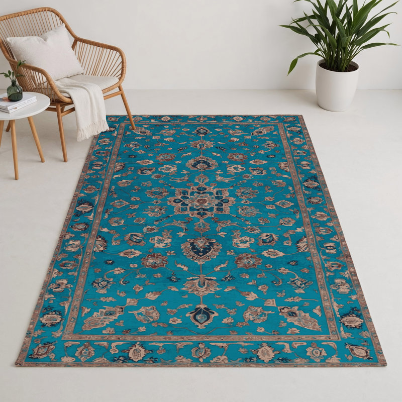 Tapis vert d'intérieur et d'extérieur Tabriz, Rectangle 9 pi x 12 pi