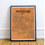 Phoenix City Map - No Frame Print-29716215