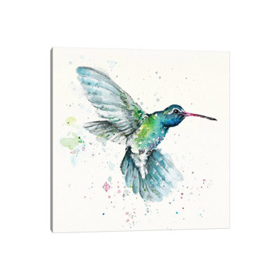 Hummingbirds Flurry by Sillier Than Sally - Gallery-Wrapped Canvas Giclée on Canvas