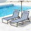Chaise longue d'extérieur pliante-1553384101