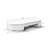 Handcrafted Rectangular Ultra - Modern Low Profile White Washed Solid Mango Wood Coffee Table, 55 In Depth, 27 Width, 12 Height, 93.7 Lb