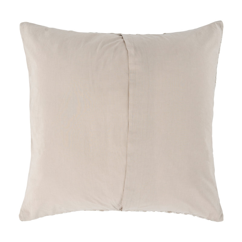 Claire Natural Standard Sham, Euro, Natural