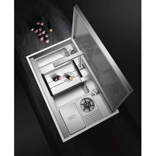 32.25'' L Drop-In Single Bowl Stainless Steel Kitchen Sink