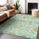 Premium Machine Washable Prisco Mint Rug