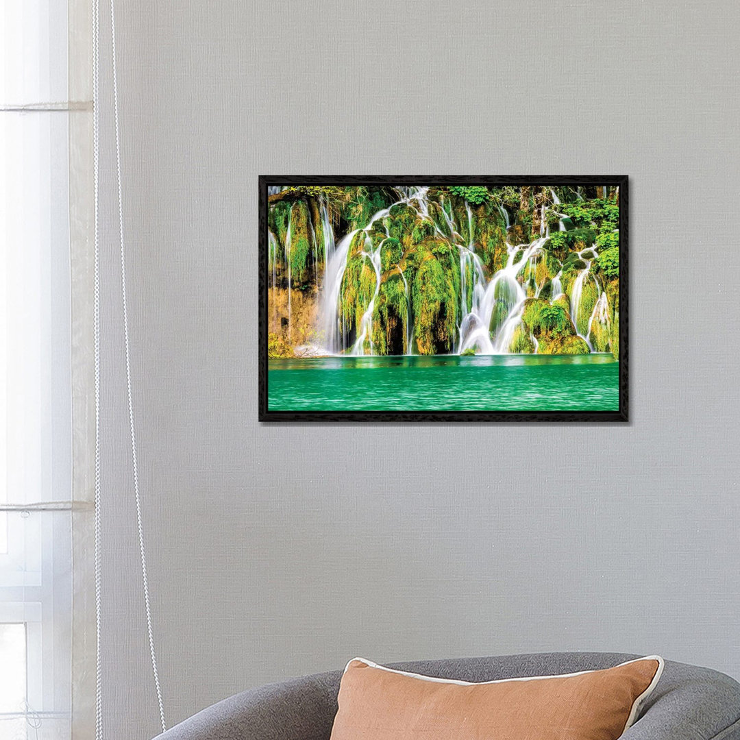 Waterfalls In The Parco Nazionale Dei Laghi Di Plitvice von Terry Eggers - Gallery-Wrapped Canvas Giclée on Canvas