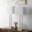 Ensemble de lampes de table modernes à contrôle tactile H 29 po avec abat-jour blanc 29 po (ensemble de 2)-490153077