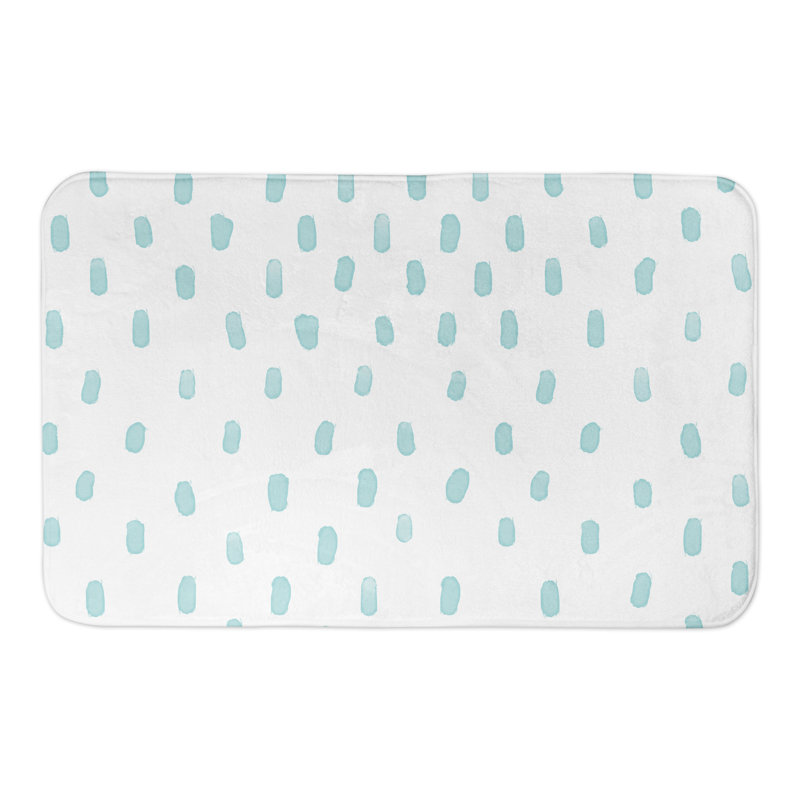 Tapis pour salle de bain points Mcknight