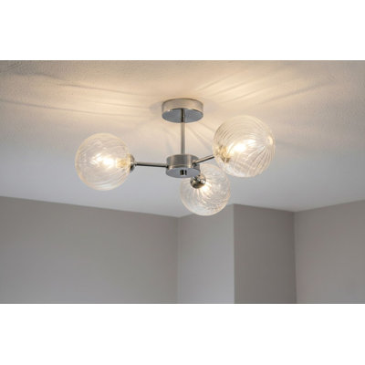 Glass Flush Mount