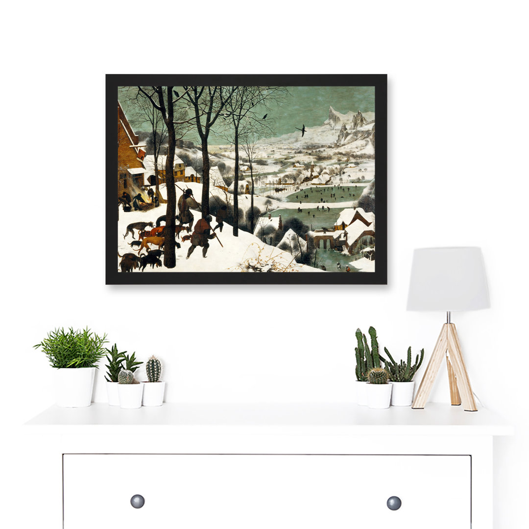Pieter Bruegel The Elder Hunters In The Snow Winter - Single Picture Frame Painting
