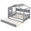 Lit en bois avec couchette-512278240-512278045