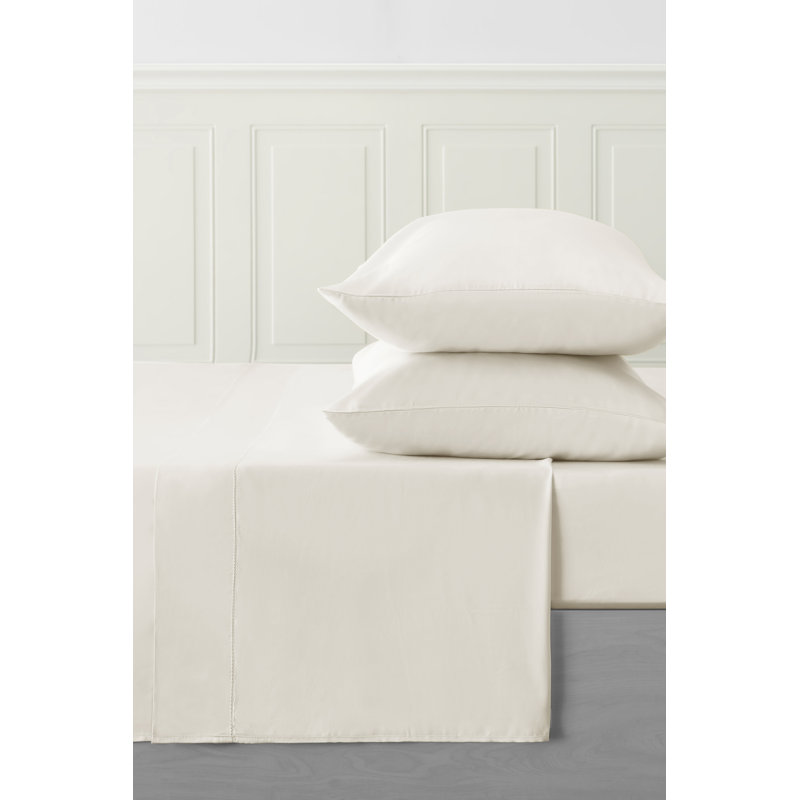 Taie d’oreiller de rayonne de bambou, Standard, Ivoire