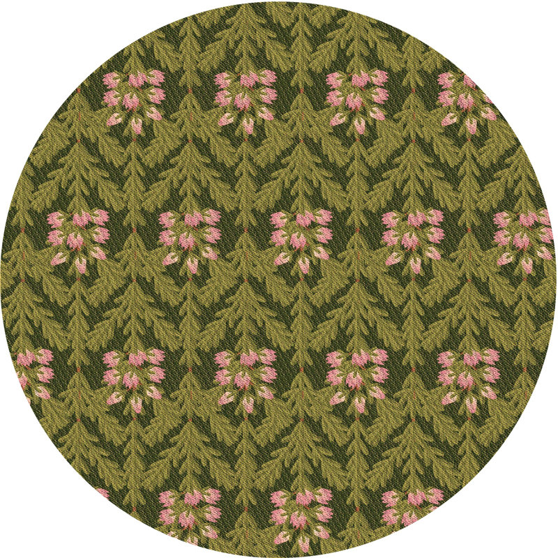 Tapis à motifs lavables à la machine 2989 - Pat2636-BRN, Rectangle de 2 pi x 3 pi
