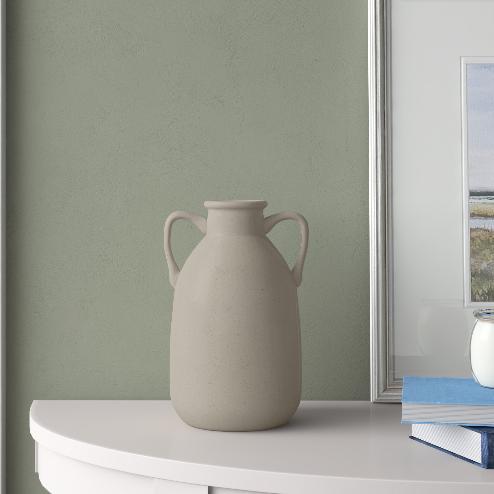 Rachael Table Vase, Gray
