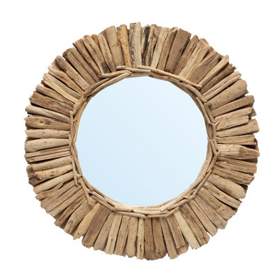 Indianola Shell Round Mirror