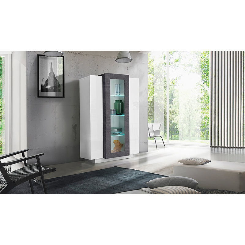 Nostrand 80cm Sideboard, White/Report Grey