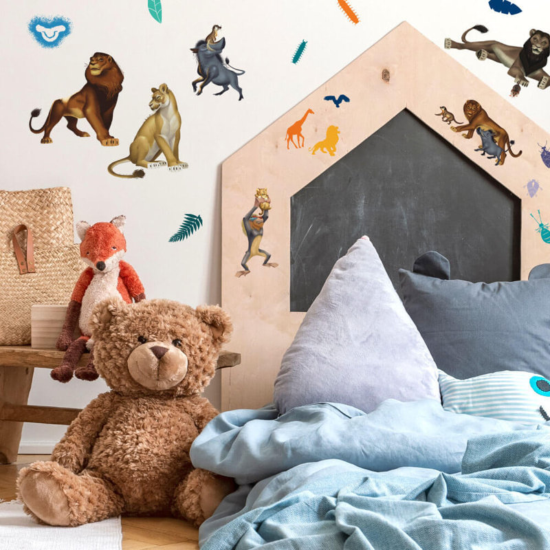 Adhésif décoratif très grand espace de style lion
