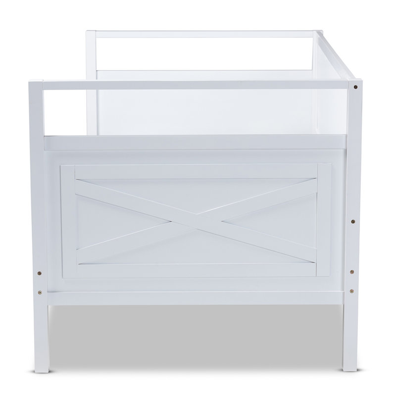 Lit de jour simple Loudonville, Blanc