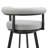 Hollie-May Mid-century Swivel Counter or Bar Height Bar Stool with Open Back in Faux Leather, Metal-362040837-362040838-365216864